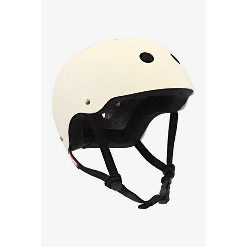 Globe Goodstock Certified Helmet Matte Off-White EPS Foam Dual Padding [Size: L/XL]