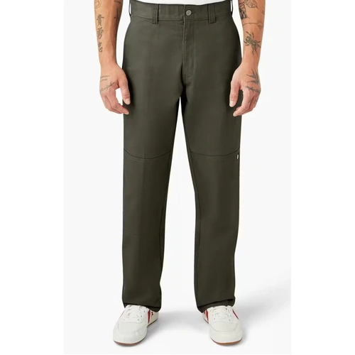 Spitfire x Dickies Pants Flannel Cuff Olive Skateboard Work Pant