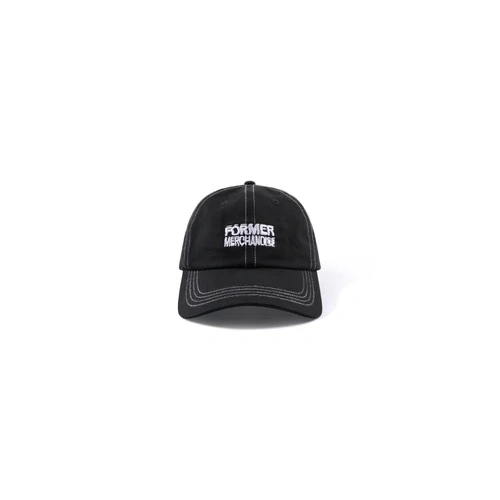 FORMER Skewed 6 panel Cap Black