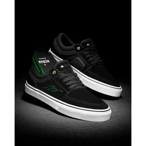 Emerica Shoes Braden Hoban Black White Gold US SIZE Skateboard Sneakers [Size: 12]