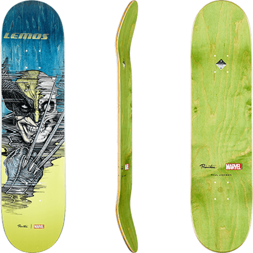 Primitive Skateboard Deck x Marvel Wolverine Tiago Lemos 8"