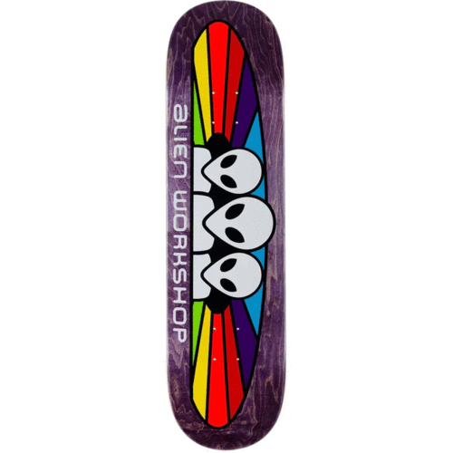 Alien Workshop Spectrum AV 8.75" x 32.25 Deck Skateboard PURPLE STAIN