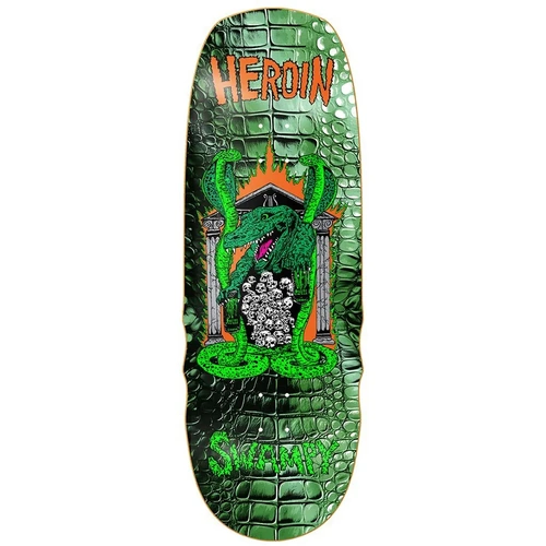 Heroin - Swampy Knock Off 10.6'' X 32.1 WB 14.25'' Skateboard Deck Board Skate Board