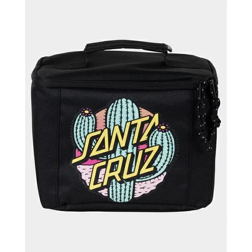 SANTA CRUZ cactus dot tall insulated lunch box black