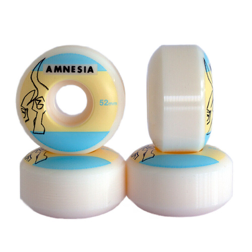 Amnesia Skateboard Wheels OG Logo Blue 52mm 99a