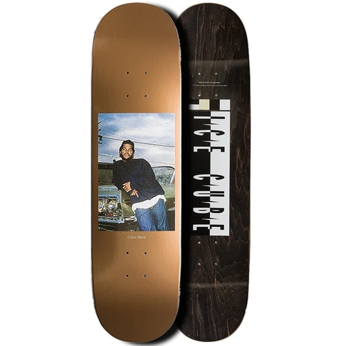 Color Bars Skateboard Deck Ice Cube 63 gold 8.25"