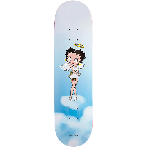 Color Bars Skateboard Deck BettyBoop Angel 8.25"