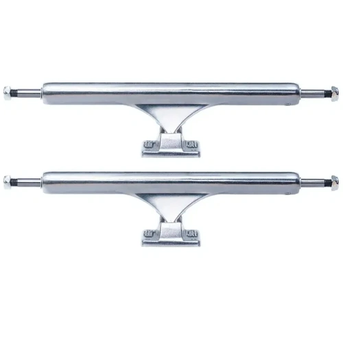Slappy - ST1 Hollow Trucks 13.0" Axel Polished Silver Set of 2 Skateboard Truck