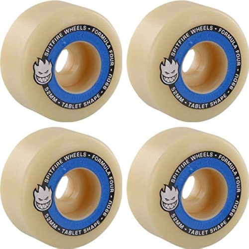 SPITFIRE Formula Four TABLETS Blue SKATEBOARD WHEELS 52MM WHEEL 99D