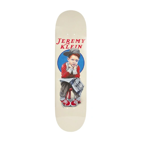 World Industries skateboard Deck Jeremy Klein 8.5" Black Eye Kid Reissue