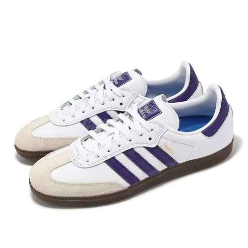Adidas Shoes Samba ADV White Purple Gold IE6613 US Skateboard Sneakers Originals [Size: 11]