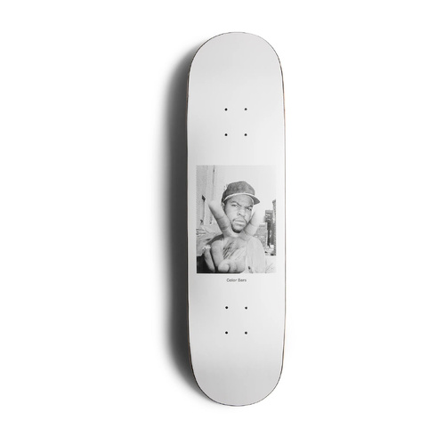 Color Bars Skateboard Deck Ice Cube Peace 8.25" white