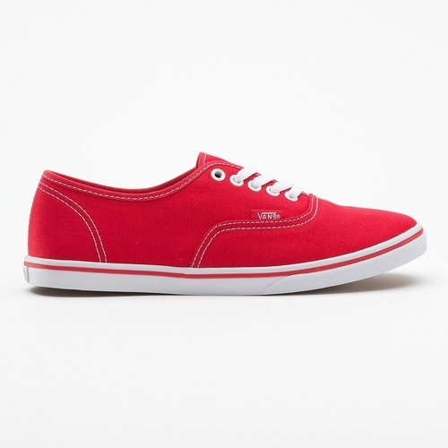 VANS SHOES AUTHENTIC LO PRO RED/TRUE WHITE SKATE SKATEBOARD SURF KINGPIN STORE