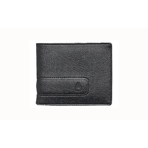 NIXON SHOWOUT BI-FOLD SNAP COIN ALL BLACK WALLET FREE POSTAGE AUSTRALIAN