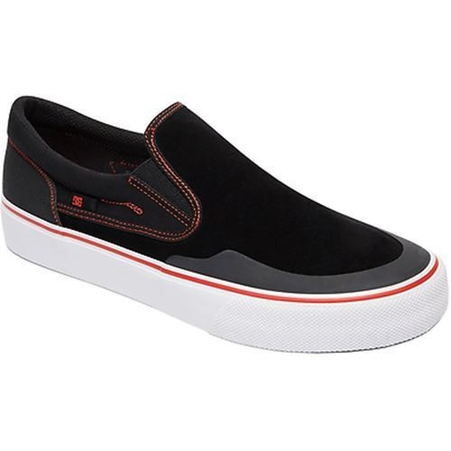 DC SHOES TRASE SLIP-ON S RT BLACK RED WHITE SKATEBOARD baker
