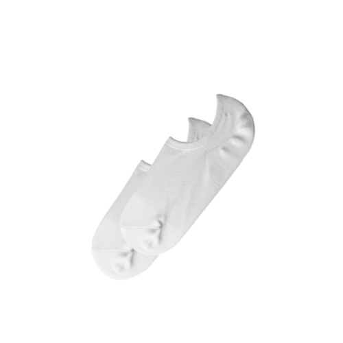 AS COLOUR Invisible Sock 2 Pairs - White - Size US 9 - 13
